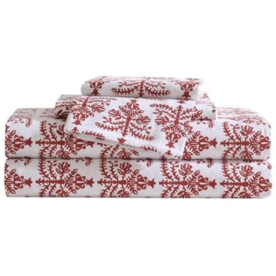 Eddie Bauer Set di lenzuola per letto matrimoniale, in flanella di cotone, spazzolato per una maggiore morbidezza, arredamento accogliente per la casa, certificato Oeko-Tex (Jolly Trees Red, Queen) Eddie Bauer Set di lenzuola per letto matrimoniale, in flanella di cotone, spazzolato per una maggiore morbidezza, arredamento accogliente per la casa, certificato Oeko-Tex (Jolly Trees Red, Queen)