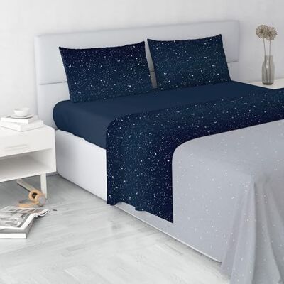 Italian Bed Linen Set Lenzuola Letto Fashion, Made in Italy- Completo Letto in Morbida Microfibra, Lenzuolo Sotto con Angoli, Telo Sopra 240x270 e Federa con Patella Interna, Matrimoniale, Stars Italian Bed Linen Set Lenzuola Letto Fashion, Made in Italy- Completo Letto in Morbida Microfibra, Lenzuolo Sotto con Angoli, Telo Sopra 240x270 e Federa con Patella Interna, Matrimoniale, Stars
