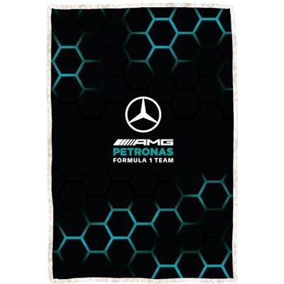 Character World Mercedes AMG Petronas Coperta in Pile Ufficiale Pile ultra morbido e caldo con retro Sherpa Design Jets Perfetto per casa, camera, serate pigiama e campeggio 120 x 150 cm Character World Mercedes AMG Petronas Coperta in Pile Ufficiale Pile ultra morbido e caldo con retro Sherpa Design Jets Perfetto per casa, camera, serate pigiama e campeggio 120 x 150 cm
