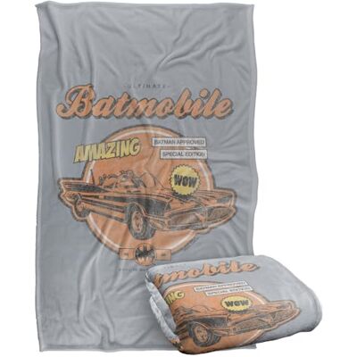 LOGOVISION Batmanamazing Batmobile Coperta super morbida al tatto setoso – 91 x 147 cm LOGOVISION Batmanamazing Batmobile Coperta super morbida al tatto setoso – 91 x 147 cm