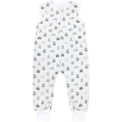 TupTam Sacco Nanna con Piedini – Sacco Nanna Neonato Estivo 0.5 TOG, Cotone OEKO-TEX, Teste di animali Safari zebra leone giraffa, 92-98 TupTam Sacco Nanna con Piedini – Sacco Nanna Neonato Estivo 0.5 TOG, Cotone OEKO-TEX, Teste di animali Safari zebra leone giraffa, 92-98