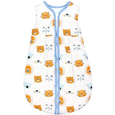 TupTam Sacco Nanna 2.5 TOG Tutte le Stagioni – Sacco Nanna Neonato, Cotone OEKO-TEX TupTam Sacco Nanna 2.5 TOG Tutte le Stagioni – Sacco Nanna Neonato, Cotone OEKO-TEX