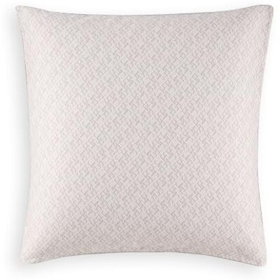 Tommy Hilfiger Federe, colore naturale, raso 83 fili/cm², 100% cotone biologico, motivo monogramma, morbide e luminose, 65x65 cm Tommy Hilfiger Federe, colore naturale, raso 83 fili/cm², 100% cotone biologico, motivo monogramma, morbide e luminose, 65x65 cm