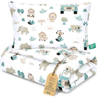 Totsy Baby Piumino lettino senza federa cotone Set coperta cuscino culla 100x135 cm piumone trapunta per neonato bambino imbottitura leggera traspirante caldo Oeko Tex Africa Totsy Baby Piumino lettino senza federa cotone Set coperta cuscino culla 100x135 cm piumone trapunta per neonato bambino imbottitura leggera traspirante caldo Oeko Tex Africa
