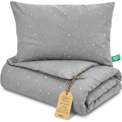 Totsy Baby Trapunta per bambino cotone 90x120 piumono culla neonato set Imbottitura per piumone 90 x 120 cm con cuscino 40 x 60 cm per ragazzi e ragazze Oeko-Tex Galassia Totsy Baby Trapunta per bambino cotone 90x120 piumono culla neonato set Imbottitura per piumone 90 x 120 cm con cuscino 40 x 60 cm per ragazzi e ragazze Oeko-Tex Galassia