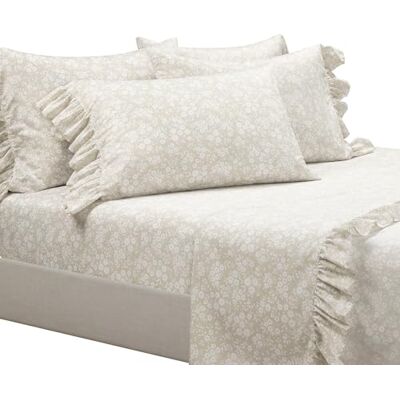 Lush Decor Garden of Flowers Set di 6 fogli con volant, colore: Regina Lush Decor Garden of Flowers Set di 6 fogli con volant, colore: Regina