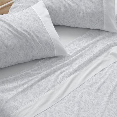 Blanco Set di lenzuola Letto da 105 cm (+misure disponibili) Poliestere 50% cotone 50% Design 536 Colore blu (105 x 190/200 cm) Blanco Set di lenzuola Letto da 105 cm (+misure disponibili) Poliestere 50% cotone 50% Design 536 Colore blu (105 x 190/200 cm)
