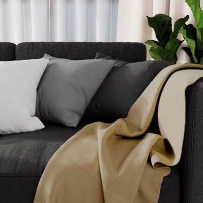 Soleil D'ocre Adele Taupe - Coperte Soleil D'ocre Adele Taupe - Coperte