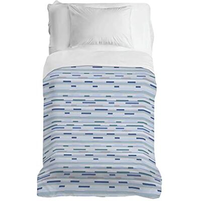 PENSIERI DELICATI Telo Copriletto 220x280 cm, Telo Singolo 100% Cotone Pique, Ideale Come Arredo, Coperta Salva Letto 1 Piazza e Mezza, Fantasia Roma Azzurro, 100% Made in Italy PENSIERI DELICATI Telo Copriletto 220x280 cm, Telo Singolo 100% Cotone Pique, Ideale Come Arredo, Coperta Salva Letto 1 Piazza e Mezza, Fantasia Roma Azzurro, 100% Made in Italy