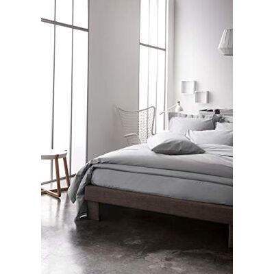 TODAY Lenzuolo, in Cotone, 180 x 290cm, Colore: Grigio, Zinc, 180x290 TODAY Lenzuolo, in Cotone, 180 x 290cm, Colore: Grigio, Zinc, 180x290