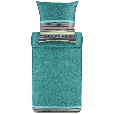 Bassetti Maser Biancheria da letto + 1 federa in raso di cotone 100% colore verde foresta V1, dimensioni: 155 x 220 + 1 K 80 x 80 cm Bassetti Maser Biancheria da letto + 1 federa in raso di cotone 100% colore verde foresta V1, dimensioni: 155 x 220 + 1 K 80 x 80 cm