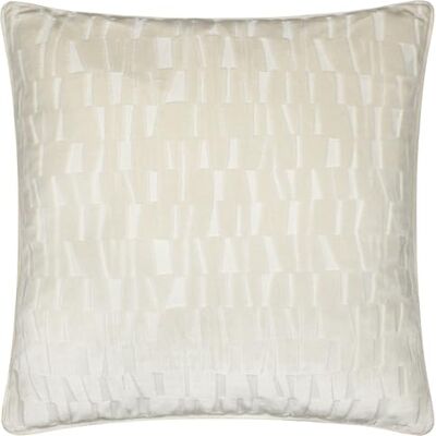 Paoletti Fodera per cuscino Manhattan – Elegante federa decorativa in velluto con texture geometrica (Avorio 50x50cm) Paoletti Fodera per cuscino Manhattan – Elegante federa decorativa in velluto con texture geometrica (Avorio 50x50cm)
