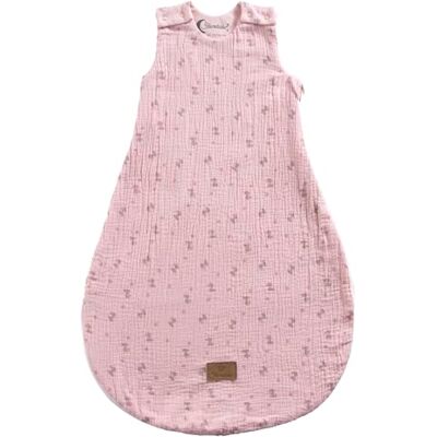 Sterntaler Sacco nanna per neonato, motivo: asino Emmi Girl Flora rosa in mussola con fodera in jersey, taglia 44, rosa tenera TOG 0,50 Sterntaler Sacco nanna per neonato, motivo: asino Emmi Girl Flora rosa in mussola con fodera in jersey, taglia 44, rosa tenera TOG 0,50