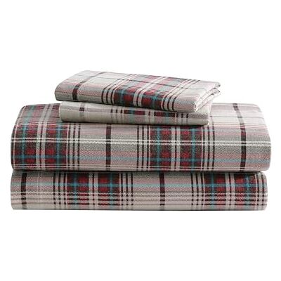Eddie Bauer Montlake Plaid Set di Lenzuola Caldo e Traspirante, Flanella di Cotone con Tasche Profonde, Spazzolato per Morbidezza Extra, Arredamento per la casa, Certificato Oeko-Tex (Matrimoniale) Eddie Bauer Montlake Plaid Set di Lenzuola Caldo e Traspirante, Flanella di Cotone con Tasche Profonde, Spazzolato per Morbidezza Extra, Arredamento per la casa, Certificato Oeko-Tex (Matrimoniale)