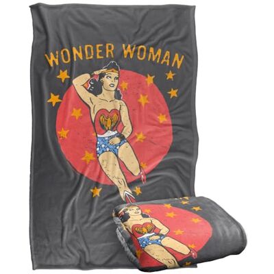 LOGOVISION Dcwonder Circle Coperta super morbida al tatto setoso – 91 x 147 cm LOGOVISION Dcwonder Circle Coperta super morbida al tatto setoso – 91 x 147 cm
