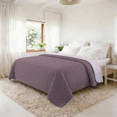 Italian Bed Linen Trapunta Matrimoniale Primaverile in Microfibra, Copriletto Estivo Double Face Trapuntino 100gr Morbido e Leggero Coperta Letto Qualità Premium 250x250 cm – ELDERBERRY/ORCHIDEA Italian Bed Linen Trapunta Matrimoniale Primaverile in Microfibra, Copriletto Estivo Double Face Trapuntino 100gr Morbido e Leggero Coperta Letto Qualità Premium 250x250 cm – ELDERBERRY/ORCHIDEA