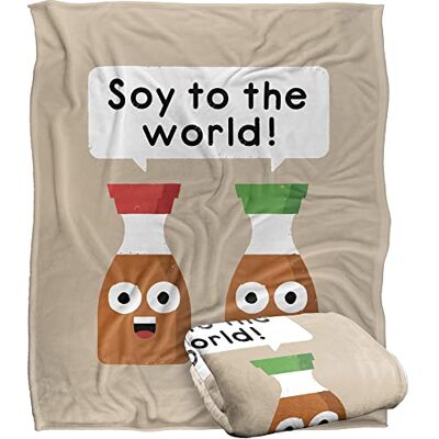 LOGOVISION Bcreative David Olenick Do-Re-Mi-Fa Sodium Coperta super morbida al tatto setoso – 152 x 127 cm LOGOVISION Bcreative David Olenick Do-Re-Mi-Fa Sodium Coperta super morbida al tatto setoso – 152 x 127 cm