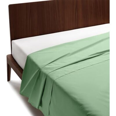 osama home GUZZINI Classic Lenzuola Matrimoniali Cotone 240x280 100% Percalle Certificato OekoTex Fresco e Traspirante, Lenzuolo Matrimoniale Piano Sopra per Biancheria da Letto Morbida e Resistente osama home GUZZINI Classic Lenzuola Matrimoniali Cotone 240x280 100% Percalle Certificato OekoTex Fresco e Traspirante, Lenzuolo Matrimoniale Piano Sopra per Biancheria da Letto Morbida e Resistente