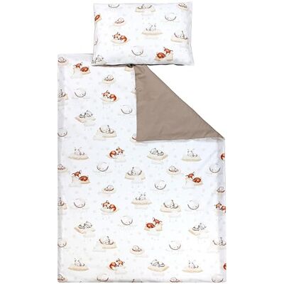 TupTam Set di Biancheria da Letto per Bambini Ragazzi Ragazze 2 Elementi, Cuccioli addormentati/Beige, 135x100 cm TupTam Set di Biancheria da Letto per Bambini Ragazzi Ragazze 2 Elementi, Cuccioli addormentati/Beige, 135x100 cm