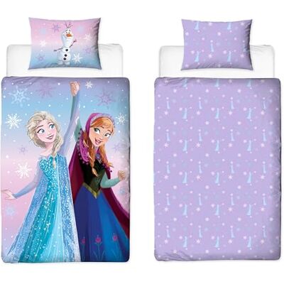 Disney Set copripiumino singolo con licenza ufficiale, design Forever reversibile, su 2 lati, con federa coordinata, perfetto per la camera dei bambini, in policotone Disney Set copripiumino singolo con licenza ufficiale, design Forever reversibile, su 2 lati, con federa coordinata, perfetto per la camera dei bambini, in policotone