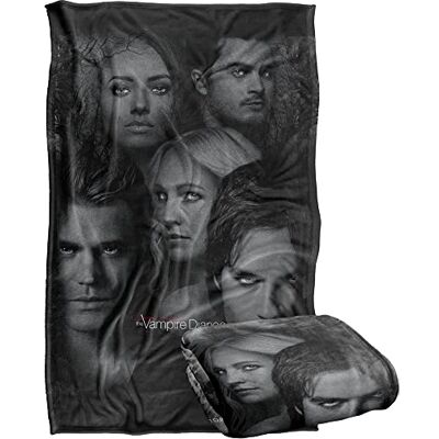 LOGOVISION Vampire Diaries In The Woods Coperta super morbida al tatto setoso – 91 x 147 cm LOGOVISION Vampire Diaries In The Woods Coperta super morbida al tatto setoso – 91 x 147 cm