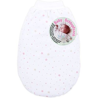 babybay Carrynest Organic Cotton With Belt Slit, White Starsmix Sand/Berry 250 g babybay Carrynest Organic Cotton With Belt Slit, White Starsmix Sand/Berry 250 g