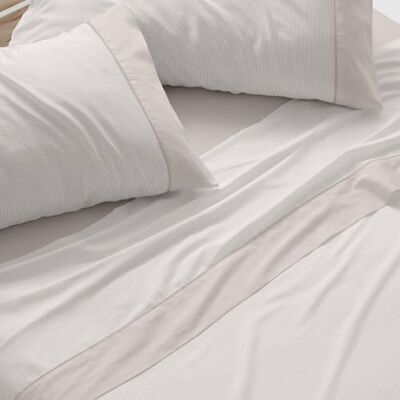 Blanco Completo lenzuola Letto da 135 cm. (+misure disponibili) Design 297 Colore beige (135 x 190/200 cm) Blanco Completo lenzuola Letto da 135 cm. (+misure disponibili) Design 297 Colore beige (135 x 190/200 cm)