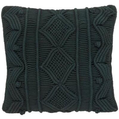 ATMOSPHERA CREATEUR D'INTERIEUR Cuscino in macramè Ali Verde Cedro 40 x 40 cm ATMOSPHERA CREATEUR D'INTERIEUR Cuscino in macramè Ali Verde Cedro 40 x 40 cm