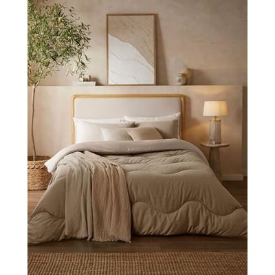 Night Lark Piumone senza copertina, collezione Soft Weave Biancheria da letto di lusso morbida al tatto Lavabile in lavatrice ipoallergenico (avena naturale, 4,5 Tog singolo) Night Lark Piumone senza copertina, collezione Soft Weave Biancheria da letto di lusso morbida al tatto Lavabile in lavatrice ipoallergenico (avena naturale, 4,5 Tog singolo)