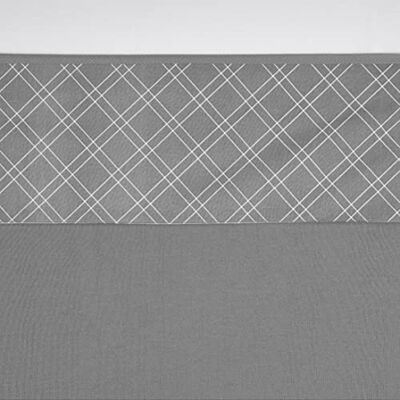 MEYCO Baby Double Diamond Lenzuolo per culla (lenzuolo in 100% cotone, extra morbido, traspirante, vestibilità perfetta, sotto la coperta, facile da pulire, dimensioni: 75 x 100 cm, grigio MEYCO Baby Double Diamond Lenzuolo per culla (lenzuolo in 100% cotone, extra morbido, traspirante, vestibilità perfetta, sotto la coperta, facile da pulire, dimensioni: 75 x 100 cm, grigio