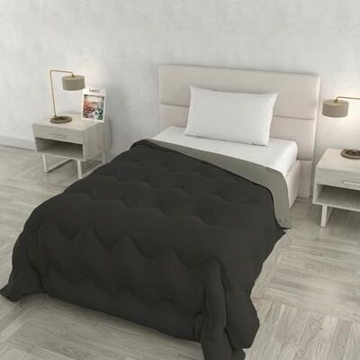 Italian Bed Linen Trapunta invernale ZOE Made in Italy bicolore doubleface, piumone imbottito 250 gr Trapunta letto Singolo 160x250 cm Lavabile in Lavatrice CIOCCOLATO/SABBIA Italian Bed Linen Trapunta invernale ZOE Made in Italy bicolore doubleface, piumone imbottito 250 gr Trapunta letto Singolo 160x250 cm Lavabile in Lavatrice CIOCCOLATO/SABBIA