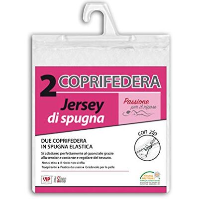 V.I.P. Very Important Pillow 1 Coppia Federe in Jersey di Cotone - Federa V.I.P. Very Important Pillow 1 Coppia Federe in Jersey di Cotone - Federa