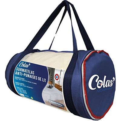 Colas Normand Greenfirst,Coprimaterasso In Pile Anti-Cimici, 160 x 200 cm, A Lunga Durata, Ispirato Alle Piante, Morbido E Confortevole Bianco Colas Normand Greenfirst,Coprimaterasso In Pile Anti-Cimici, 160 x 200 cm, A Lunga Durata, Ispirato Alle Piante, Morbido E Confortevole Bianco