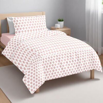 Ruggeri Set Lenzuola Completo Letto Singolo in Cotone, Cupcakes Rosa 3 Pezzi in 100% Cotone di Alta Qualità, 1 lenzuolo Piatto di 160x290 cm, Lenzuolo con Angoli 90x200 cm,1 federa di 50x80 cm Ruggeri Set Lenzuola Completo Letto Singolo in Cotone, Cupcakes Rosa 3 Pezzi in 100% Cotone di Alta Qualità, 1 lenzuolo Piatto di 160x290 cm, Lenzuolo con Angoli 90x200 cm,1 federa di 50x80 cm