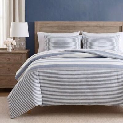 Nautica Fairwater Comforter Set, Blue, Full/Queen Nautica Fairwater Comforter Set, Blue, Full/Queen
