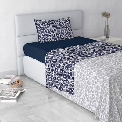 Italian Bed Linen Set Lenzuola Letto Fashion, Made in Italy- Completo Letto in Morbida Microfibra, Lenzuolo Sotto con Angoli, Telo Sopra 180x270 e Federa con Patella Interna, Piazza e Mezza, Wild Italian Bed Linen Set Lenzuola Letto Fashion, Made in Italy- Completo Letto in Morbida Microfibra, Lenzuolo Sotto con Angoli, Telo Sopra 180x270 e Federa con Patella Interna, Piazza e Mezza, Wild