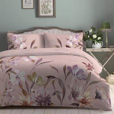 Appletree Arabella Parure da letto matrimoniale, motivo floreale, in cotone, include 1 copripiumino (200 x 200 cm) e 2 federe, set per camera da letto con motivo floreale rosa Appletree Arabella Parure da letto matrimoniale, motivo floreale, in cotone, include 1 copripiumino (200 x 200 cm) e 2 federe, set per camera da letto con motivo floreale rosa