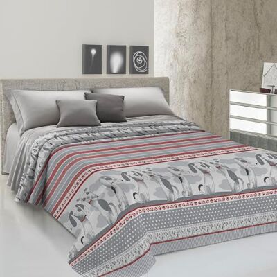 PENSIERI DELICATI Copriletto Matrimoniale 260 x 280 cm, Telo Singolo 100% Cotone Pique, Ideale Come Telo Arredo, Coperta Salva Letto 2 Piazze, Fantasia BauBau Rosso, 100% Made in Italy PENSIERI DELICATI Copriletto Matrimoniale 260 x 280 cm, Telo Singolo 100% Cotone Pique, Ideale Come Telo Arredo, Coperta Salva Letto 2 Piazze, Fantasia BauBau Rosso, 100% Made in Italy