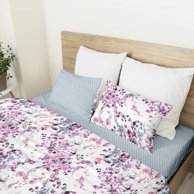 Ruggeri Completo Letto Matrimoniale Made in Italy 100% Percalle di Puro Cotone 2 Federe + 1 Lenzuolo con Angoli + 1 Lenzuolo Sopra Collezione Flower Revolution Ruggeri Completo Letto Matrimoniale Made in Italy 100% Percalle di Puro Cotone 2 Federe + 1 Lenzuolo con Angoli + 1 Lenzuolo Sopra Collezione Flower Revolution