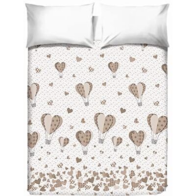 PENSIERI DELICATI Copriletto 260 x 280 cm, Singolo 100% Cotone Pique, Ideale Come Telo Arredo, Coperta Salva Letto 2 Piazze, Fantasia Mongolfiera Beige, 100% Made in Italy PENSIERI DELICATI Copriletto 260 x 280 cm, Singolo 100% Cotone Pique, Ideale Come Telo Arredo, Coperta Salva Letto 2 Piazze, Fantasia Mongolfiera Beige, 100% Made in Italy