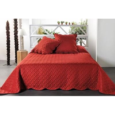 Linder Copriletto 100% Poliestere, 230 x 250 cm, Colore: Arancione Linder Copriletto 100% Poliestere, 230 x 250 cm, Colore: Arancione