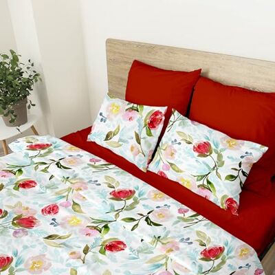 Ruggeri Lenzuola Completo Letto Matrimoniale Cotone, Made in Italy Tulipani Ruggeri Lenzuola Completo Letto Matrimoniale Cotone, Made in Italy Tulipani
