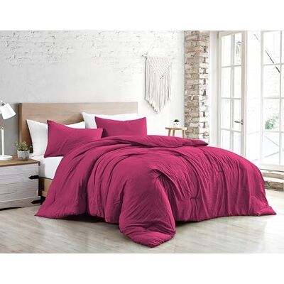 Jenny Sesal Set copripiumino letto tinta unita Made in Italy Matrimoniale singolo Una Piazza e Mezzo Set Copripiumino + Federe (Fucsia, Una piazza e mezzo) Jenny Sesal Set copripiumino letto tinta unita Made in Italy Matrimoniale singolo Una Piazza e Mezzo Set Copripiumino + Federe (Fucsia, Una piazza e mezzo)