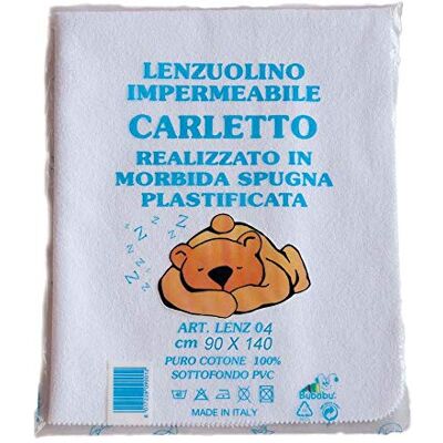 Bubabù COPRIMATERASSO IMPERMEABILE LENZUOLA IMPERMEABILE REALIZZATO IN MORBIDA SPUGNA PLASTIFICATA PURO COTONE SOTTOFONDO PVC 100% MADE IN ITALY (90x140 cm) Bubabù COPRIMATERASSO IMPERMEABILE LENZUOLA IMPERMEABILE REALIZZATO IN MORBIDA SPUGNA PLASTIFICATA PURO COTONE SOTTOFONDO PVC 100% MADE IN ITALY (90x140 cm)