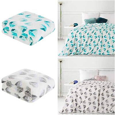 Eurofirany Design91 Coperta Morbida in Microfibra, 150 x 200 cm, con Motivo Diamante, Poliestere, Menta, 150 x 200 cm Eurofirany Design91 Coperta Morbida in Microfibra, 150 x 200 cm, con Motivo Diamante, Poliestere, Menta, 150 x 200 cm