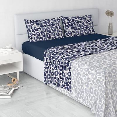 Italian Bed Linen Set Lenzuola Letto Fashion, Made in Italy- Completo Letto in Morbida Microfibra, Lenzuolo Sotto con Angoli, Telo Sopra 240x270 e Federa con Patella Interna, Matrimoniale, Wild Italian Bed Linen Set Lenzuola Letto Fashion, Made in Italy- Completo Letto in Morbida Microfibra, Lenzuolo Sotto con Angoli, Telo Sopra 240x270 e Federa con Patella Interna, Matrimoniale, Wild