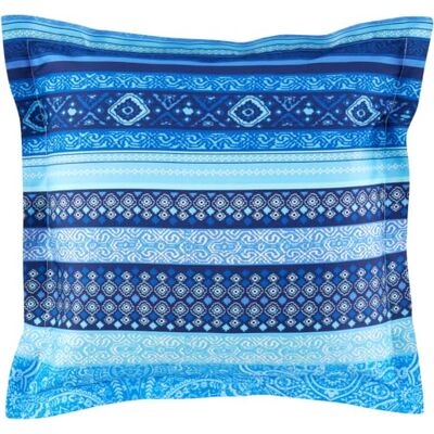 Bassetti Maser Federa per cuscino in 100% raso di cotone, colore indaco B2, dimensioni: 40 x 40 cm Bassetti Maser Federa per cuscino in 100% raso di cotone, colore indaco B2, dimensioni: 40 x 40 cm