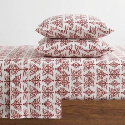 Eddie Bauer Set di lenzuola per letto matrimoniale, in flanella di cotone, spazzolato per una maggiore morbidezza, arredamento accogliente per la casa, certificato Oeko-Tex (Jolly Trees Red, Queen) Eddie Bauer Set di lenzuola per letto matrimoniale, in flanella di cotone, spazzolato per una maggiore morbidezza, arredamento accogliente per la casa, certificato Oeko-Tex (Jolly Trees Red, Queen)