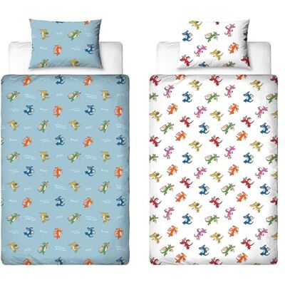 Character World Zog Copripiumino Singolo Ufficiale Design Stars Biancheria da letto reversibile a 2 lati con federa coordinata Perfetto per camera bambini Polcotone Character World Zog Copripiumino Singolo Ufficiale Design Stars Biancheria da letto reversibile a 2 lati con federa coordinata Perfetto per camera bambini Polcotone