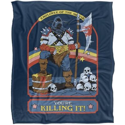 Steven Rhodes You'Re Killing It Coperta super morbida al tatto setoso – 152 x 127 cm Steven Rhodes You'Re Killing It Coperta super morbida al tatto setoso – 152 x 127 cm